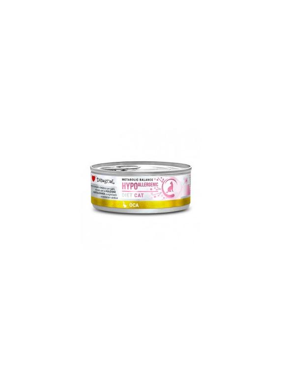 Disugual Karma mokra dla kota Weterynaryjna HYPOALLERGENIC Gęś (dorosły) 85g