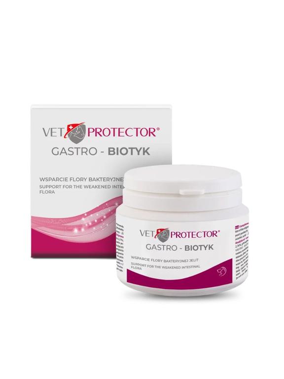 VET PROTECTOR® GASTRO – BIOTYK – multibiotyk dla psa i kota 60 g