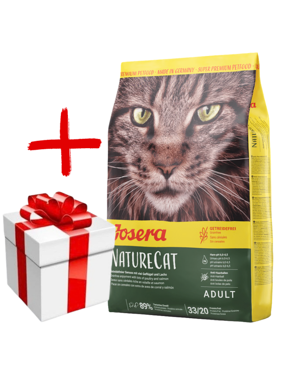 JOSERA NatureCat 2kg + NIESPODZIANKA DLA KOTA GRATIS!