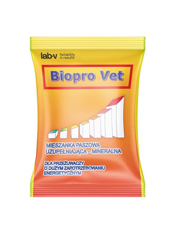 Lab-v Biopro Vet - Mieszanka Paszowa Uzupełniająca Mineralna Dla Przeżuwaczy O Dużym Zapotrzebowaniu Energetycznym 120g