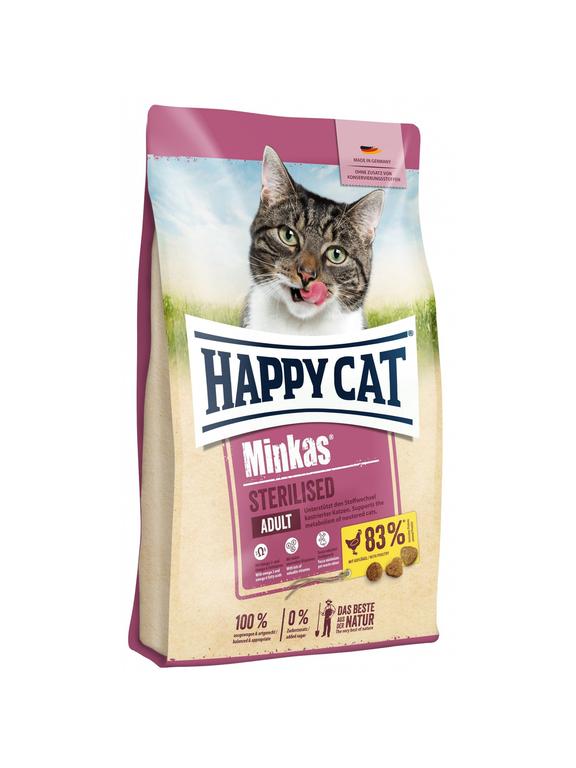 HAPPY CAT Minkas Sterilised Geflügel (drób) 10kg
