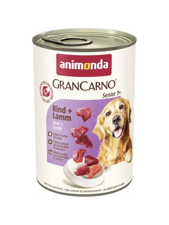 ANIMONDA GranCarno Senior smak:  Wołowina i jagnięcina  400g