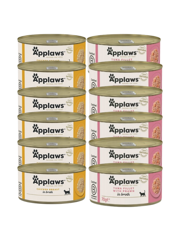 Applaws Cat Mix Smaków 12x70g PUSZKA