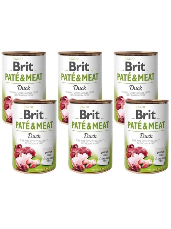 BRIT PATE & MEAT DUCK 6x800g