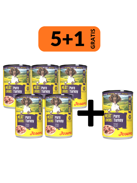 JOSERA Meatlovers Pure Indyk 6x400g