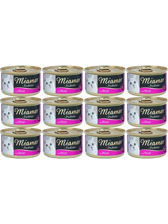 Miamor Pastete wołowina 12x85g puszka