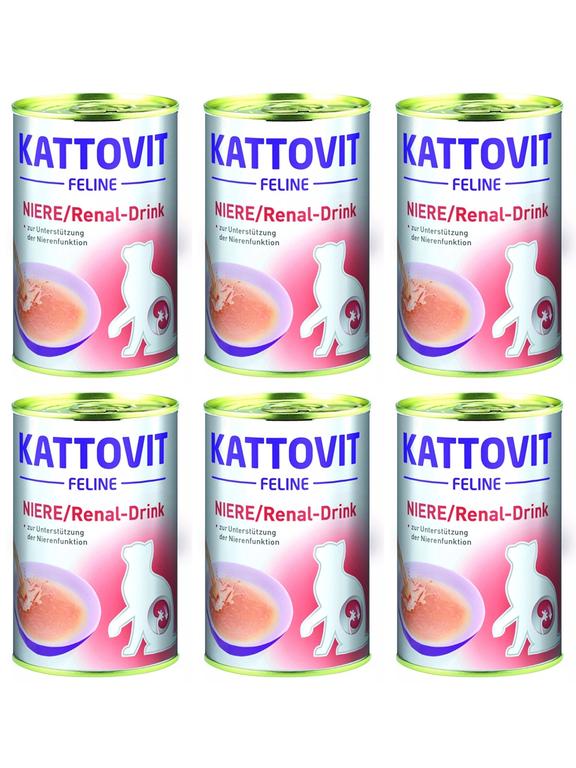Kattovit Drink Niere/Renal kurczak 6x135ml puszka