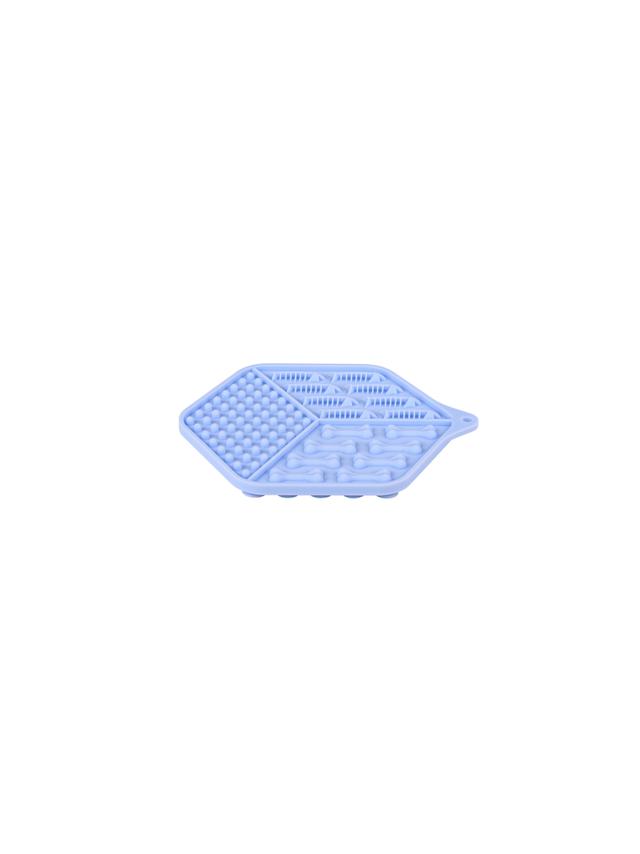 ZOLUX Silikonowa mata do lizania dla kota niebieska 18,5x15,5 cm