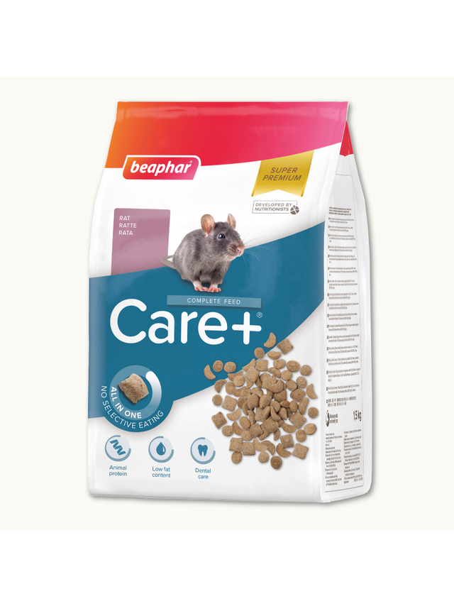 BEAPHAR- Care+ Rat 1,5kg - karma Super Premium dla szczurów