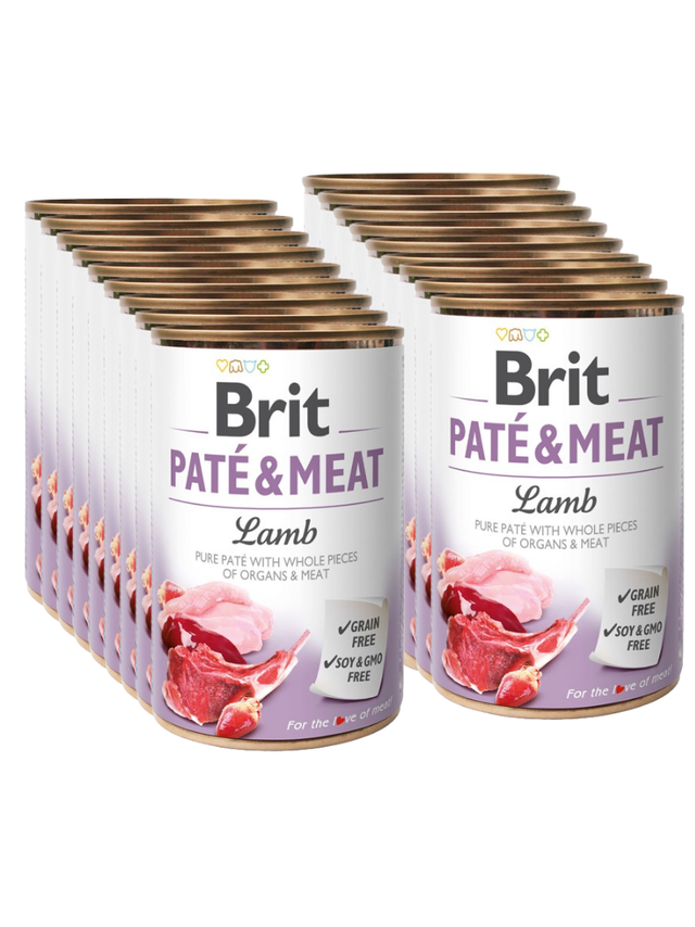 BRIT PATE & MEAT LAMB 18x400g