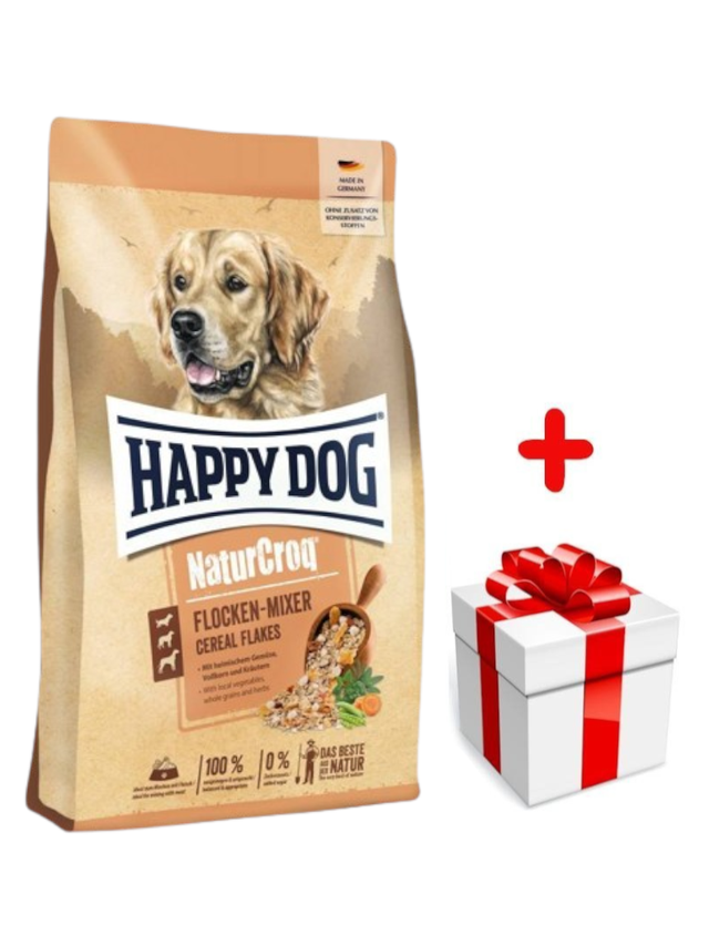 Happy Dog Flocken mixer 10kg + niespodzianka dla psa GRATIS!