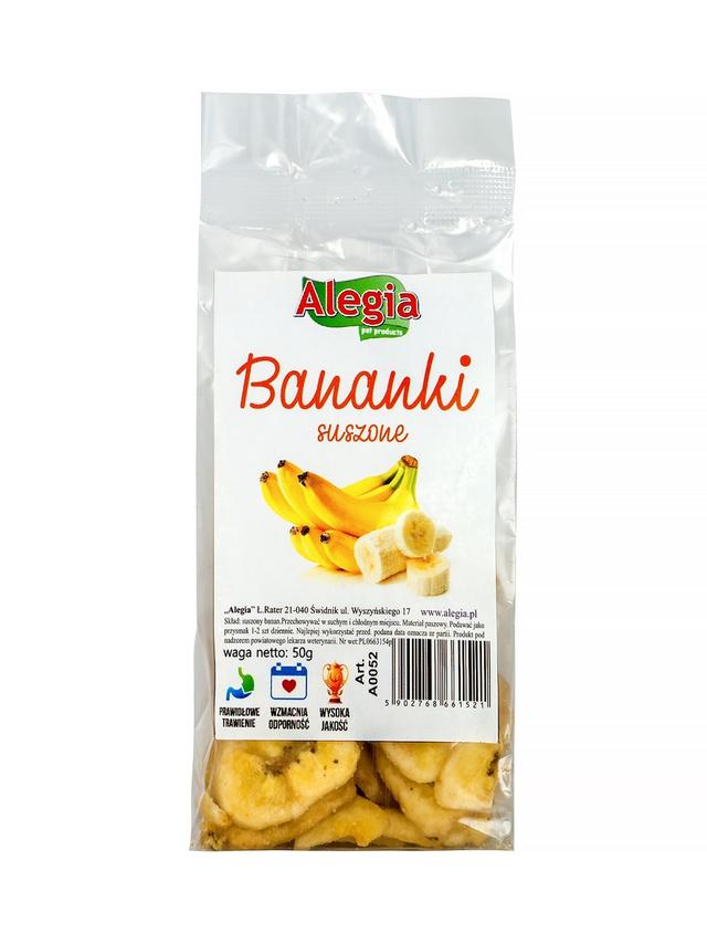 ALEGIA  - Przysmak Banany suszone 50g