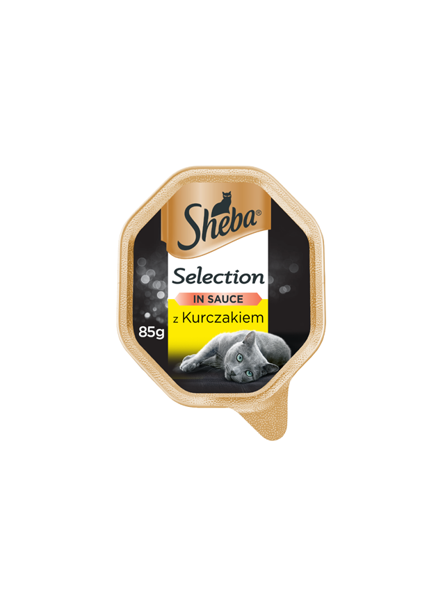 SHEBA® Selection 22x85g z Kurczakiem - mokra karma dla kotów w sosie