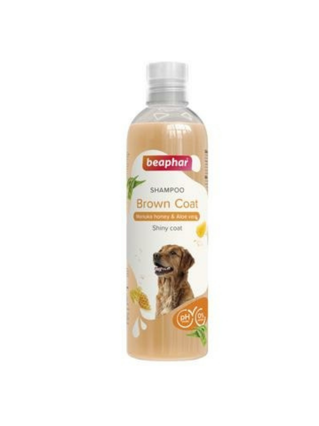 Beaphar SHAMPOO BROWN DOG 250ML - od jasnej do ciemnej sierści dla psów