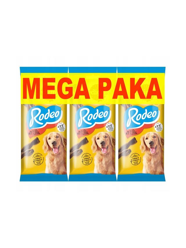 PEDIGREE® Rodeo™ 3x123g - przysmak dla dorosłych psów, z wołowiną
