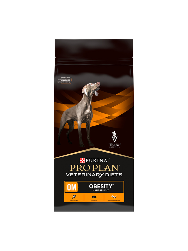 PRO PLAN Veterinary Diets Canine OM Obesity Management Karma dla psów 12kg / Opakowanie uszkodzone (6107,7503) !!!