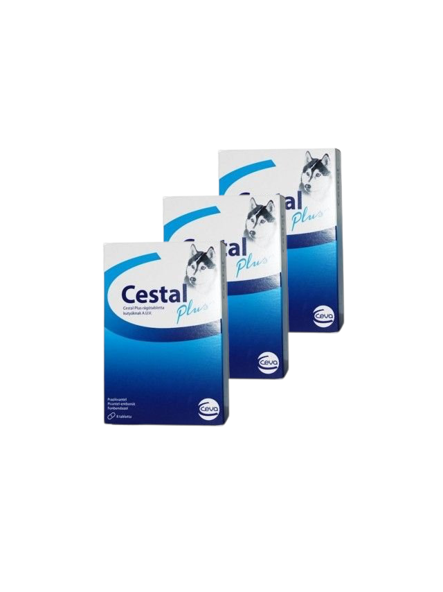 Cestal Dog Plus tabletki na odrobaczanie psów 6 tabletek