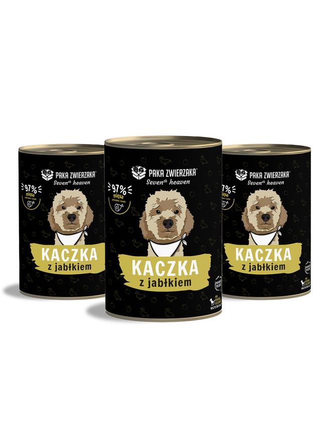 Paka Zwierzaka - Seventh heaven - Kaczka z jabłkiem (duck & apple) 3x400g