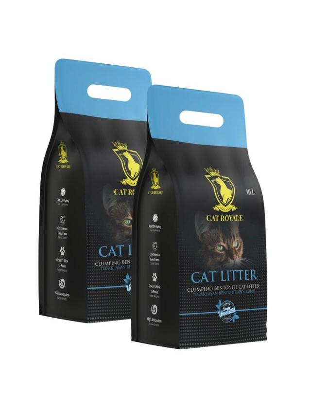 Cat Royale Naturalny żwirek bentonitowy 20l (2x10l)