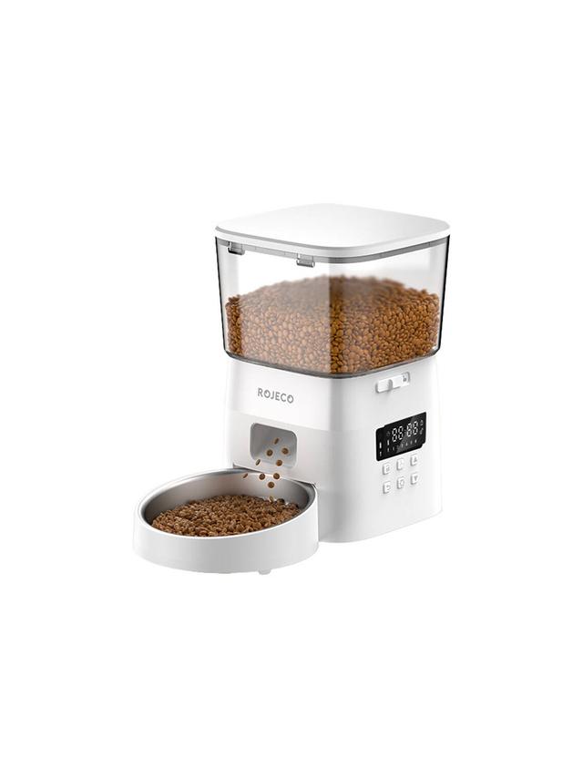 Inteligentny dozownik karmy Rojeco 2L Pet Feeder Button Version (Biały)