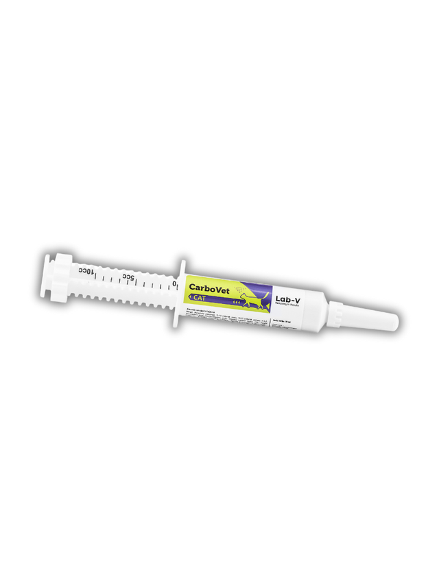 Lab-v CarboVet Cat - Preparat o właściwościach odtruwających dla kotów 10 ml