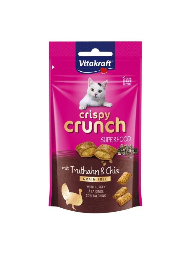 Vitakraft CRISPY CRUNCH z indykiem i chią 60g