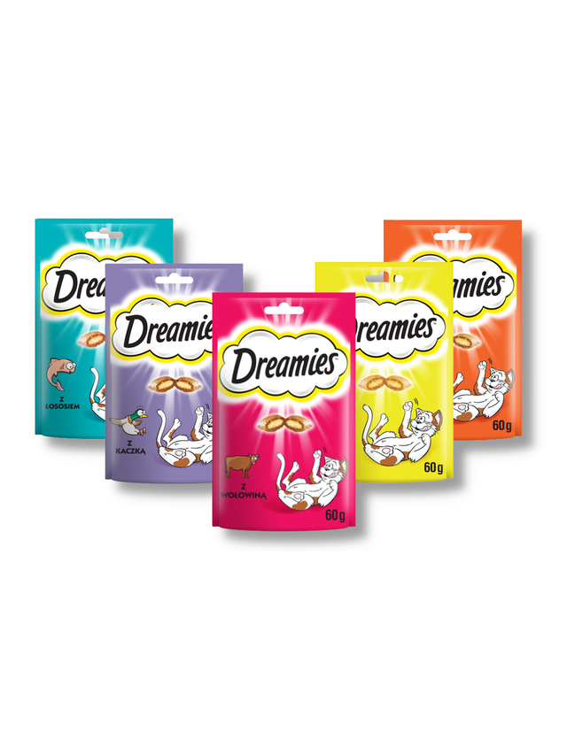 DREAMIES mix smaków 5x60g