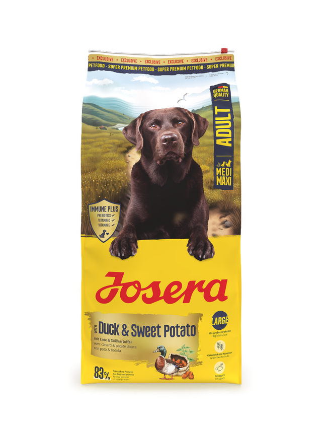 JOSERA EXCLUSIVE Medi&Maxi Adult / Duck & Sweet Potato 12,5kg / opakowanie uszkodzone!!! (7069,9533)