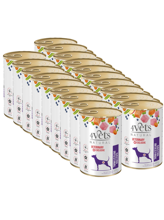 4Vets dla psów Gastro Intestinal 18x400g