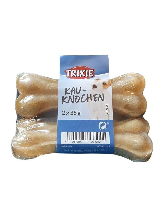 TRIXIE Kość prasowana nadziewana z żwaczem 2 x 35g / 10cm