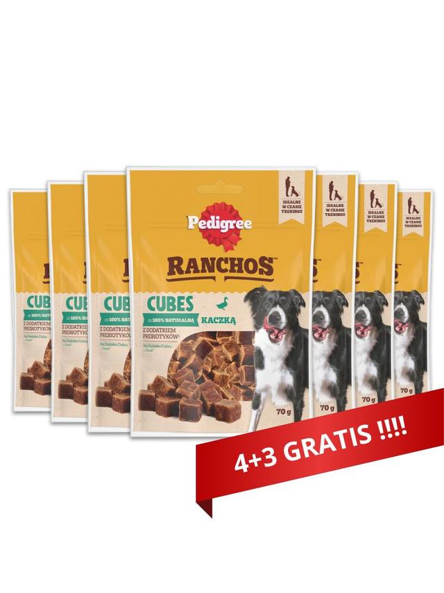 PEDIGREE® Ranchos™ Cubes z kaczką 7x70g