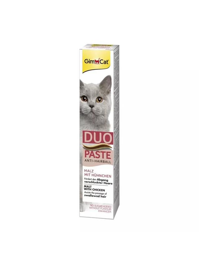 GIMBORN Gim Cat Pasta Anti-Hairball Duo malt z kurczakiem 50g