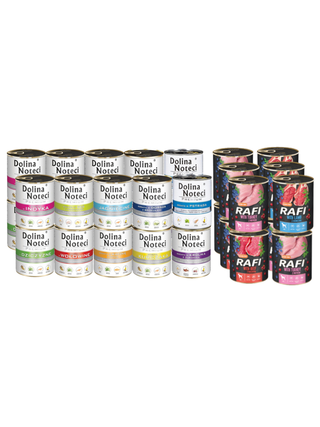 Dolina Noteci Premium + Rafi Mix smaków 30x800g
