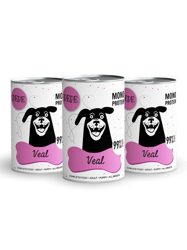 PEPE MONO PROTEIN Veal (cielęcina)  3x400g