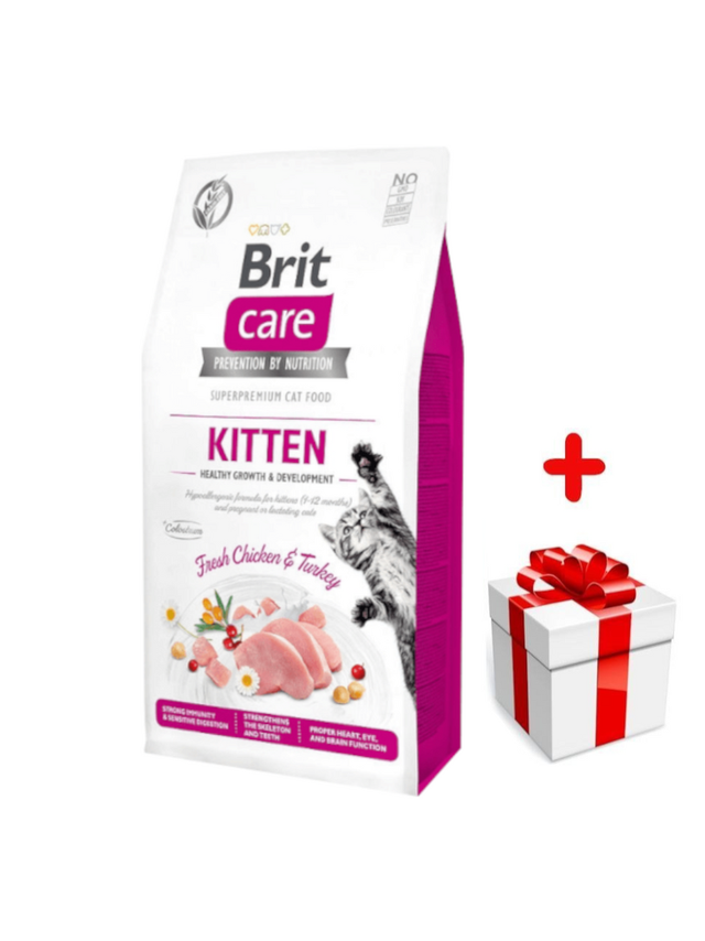 BRIT Care Cat  Grain-Free Kitten 7kg + niespodzianka dla kota GRATIS!