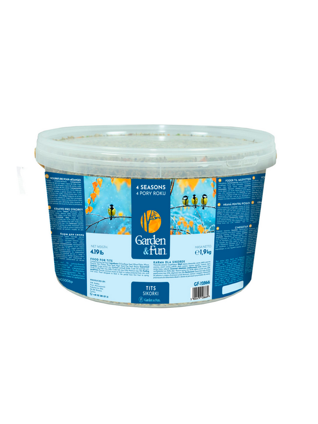 Garden Fun karma dla sikorek 1,9kg wiaderko
