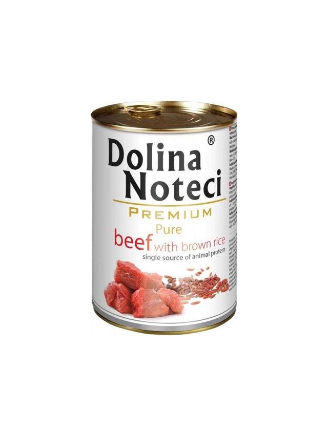 Dolina Noteci Premium Pure Wołowina z ryżem brązowym 800g