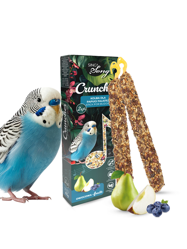 SING&SONG cruncher dla papużki falistej 85g owocowy