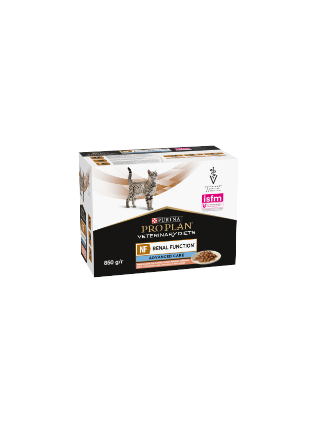 PRO PLAN Veterinary Diets NF AC Renal Function Karma mokra dla kota z łososiem 10x85g