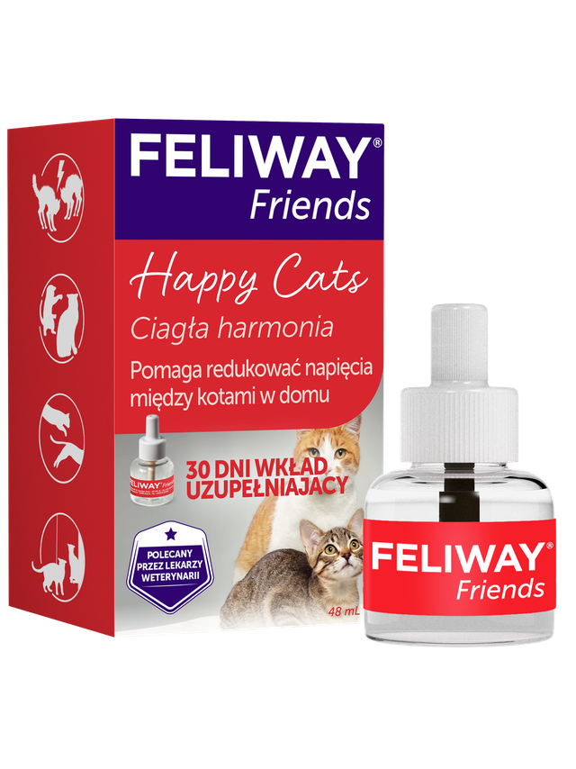 CEVA Feliway Friends wkład uzupełniający 48 ml z feromonem C.A.P.