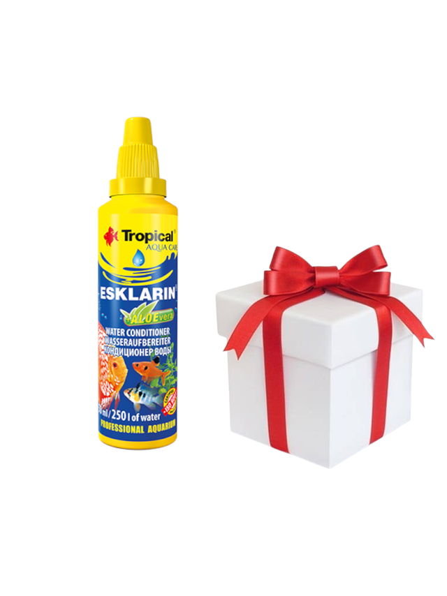 TROPICAL Esklarin + Aloevera 100ml + próbka karmy dla rybek Tropical