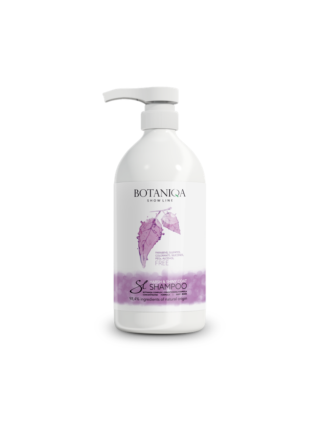 BOTANIQA Harsh & Shiny Coat Shampoo szampon dla psów szorstkowłosych 1L