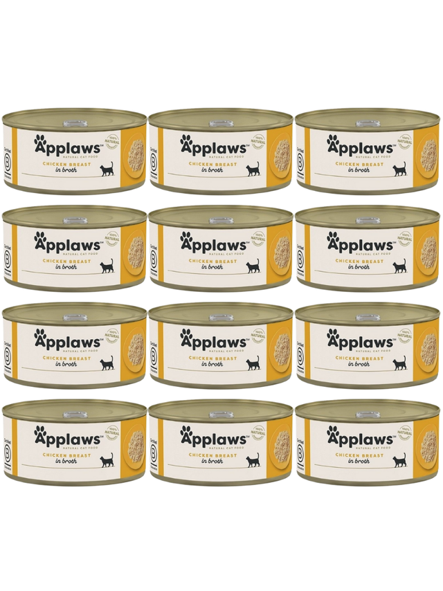 Applaws Cat Pierś z Kurczaka 12x70g PUSZKA