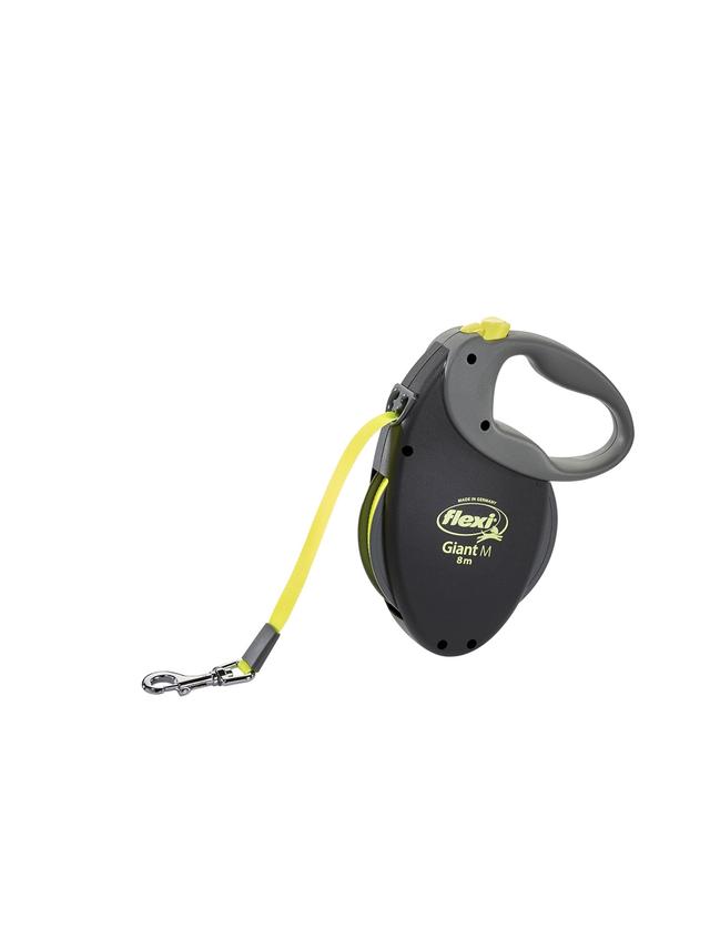 FLEXI Smycz oryginalna Giant M taśma 8m do 25 kg - czarna