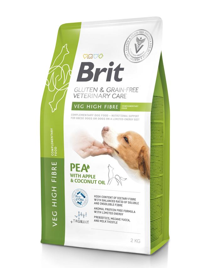 BRIT GF Veterinary Diets Dog Veg Fibre 2kg  + niespodzianka dla psa GRATIS!