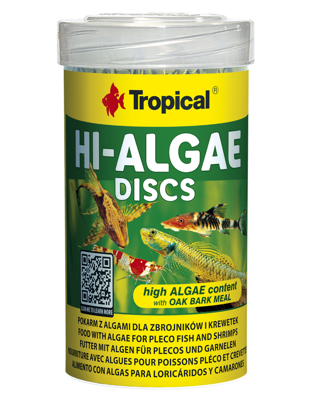 TROPICAL HI-ALGAE DISCS 100ML/60G
