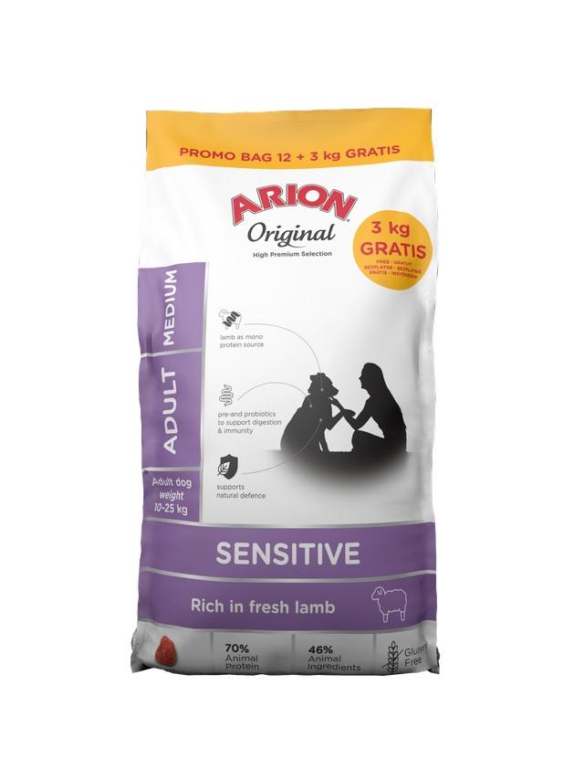 ARION Original Sensitive Adult Medium 12+3kg
