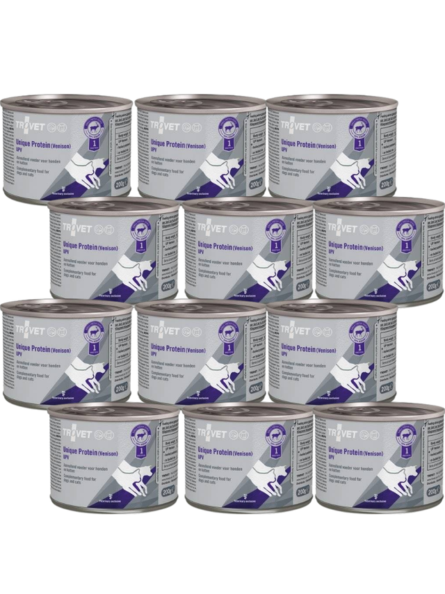 TROVET UPV Unique Protein (Dziczyzna) 12x200g dla kota/psa