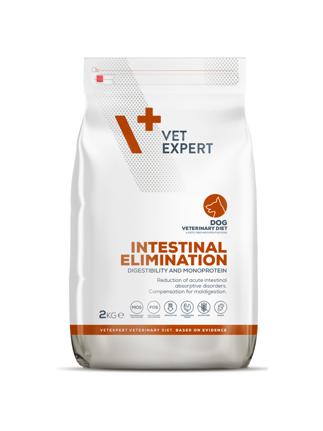 VETEXPERT Dog Intestinal Elimination 2kg /Opakowanie uszkodzone (6112)