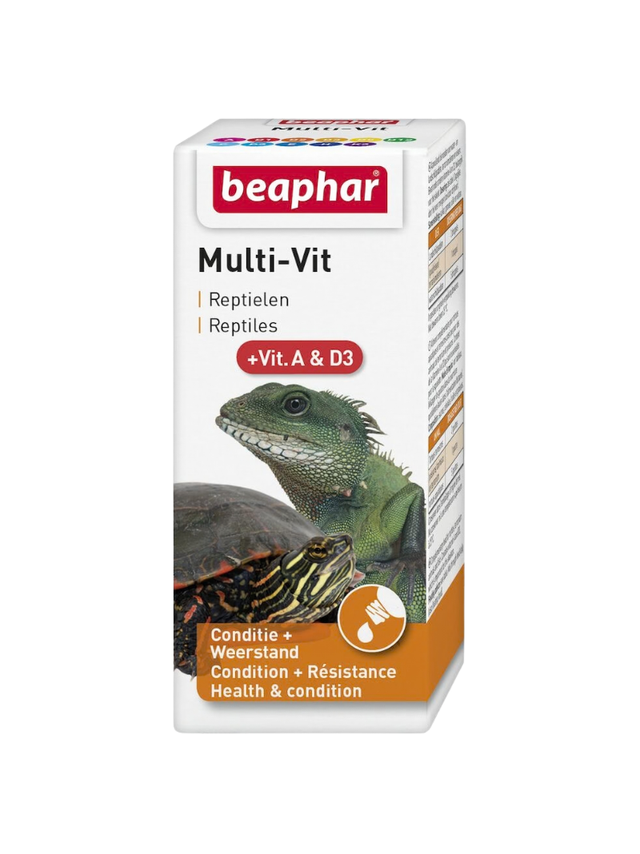 Beaphar MULTI-VIT TURTLE 20ML - preparat witaminowy dla gadów